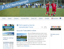Tablet Screenshot of fussball-feuchtwangen.de